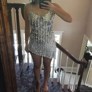 Silver Dance Costume